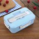 thumbnail image 4 of 3 Compartments Lunch Box For Kids Adults Food Container Set Bento Storage Boxes, 4 of 4
