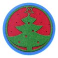 thumbnail image 1 of Christmas Absorbent Coaster Xmas Tree Snowflake Coaster Silicone Drink Coaster, 1 of 10