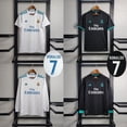 thumbnail image 2 of 17/18 Real Madrid Local/Camiseta De Fútbol Visitante Blanco/Negro, 2 of 4