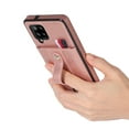 thumbnail image 2 of for Samsung Galaxy A42 5G Case Wallet with Slide Credit Card Holder, Flip Premium PU Leather Hidden Kickstand Classic Retro Heavy Duty Protective Cover for Samsung Galaxy A42 5G,Rosegold, 2 of 11