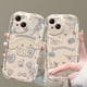 thumbnail image 2 of Funda de silicona suave con diseño de ondas 3D de Sanrio Hello Kitty Cinnamoroll para iPhone 16, 15, 14, 13, 12, 11 Pro Max, Mini X, XR, XSMAX, 8, 7, 6S Plus, 2 of 4