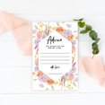 thumbnail image 2 of Koyal Wholesale Classic Spring Florals Wedding Advice & Well Wishes Guest Book Cards for Bride and Groom, 56 Pack, 2 of 5