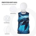 thumbnail image 3 of Xecao Colorful Ocean Whale print basketball shirt for both men and women, a unisex basketball jersey perfect for theme parties-Medium, 3 of 6