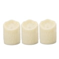 thumbnail image 1 of Velas LED realistas sin llama, funciona con pilas, parpadeantes, electrónicas, para bodas, fiestas y festivales, 3 unidades, 1 of 14
