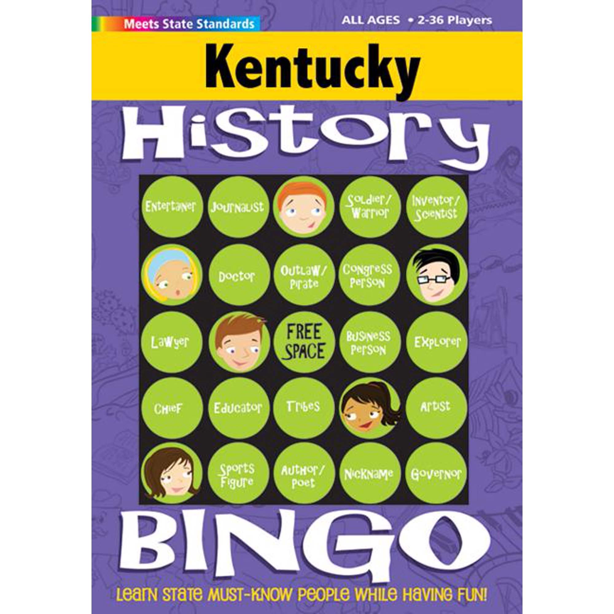 Kentucky Experience: Kentucky History Bingo Game! (Hardcover)