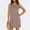 Brown, variant on Women Mini Dresses Summer Daily Casual Trendy Striped Sleeveless Round Neck Pullover Side Slit Sundress Loose Fit Tank Beach Dress Pink S