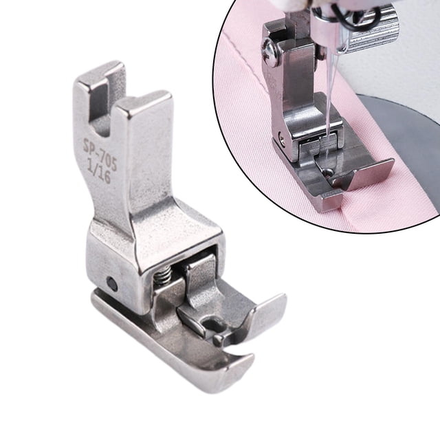 Herramienta de pie para dobladillo enrollado Soledad Prensatelas para coser 2mm