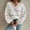 #003-White, variant on Women's V Neck Striped Color Block Sweater Drop Shoulder Long Sleeve Trendy Pullovers Knitwear