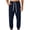 #0225-Navy, variant on Men Twill Fabric Drawstring Tapered Jogger Pants Loose American Style Sports Sweatpants Beige S Gift