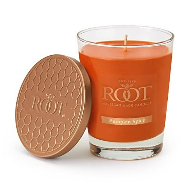 Root Legacy Veriglass Scented Beeswax Candle, Pumpkin Spice, Large