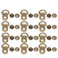 thumbnail image 3 of XingJian LLC Shoelace Hook D-Ring Eyelet Buckle - Bronze (9x14mm) - DIY Rivet Tool - 100 Sets, 3 of 10
