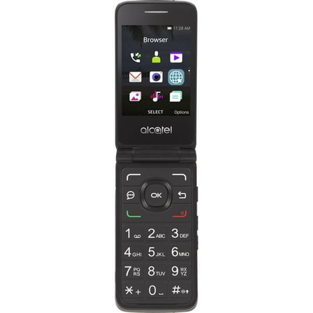 Net10 Alcatel Go Flip A405DL Prepaid Phone (Best T Mobile Phones 2019)