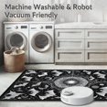 thumbnail image 5 of ODIKA 8'x10' Machine Washable Non-Slip Area Rug, Darkly Romantic Spooky Elegance High Traffic Rug, Black, 29670, 5 of 7