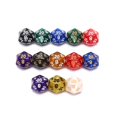thumbnail image 4 of Dados de juegos de 20 caras, dados de dos tonos D20 RPG, dados de colores ricos para Rpg, 1 unidad, 4 of 4