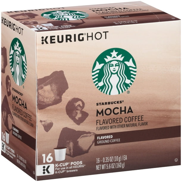 Starbucks Mocha Ground Coffee KCup 16 ct Box