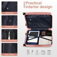 thumbnail image 4 of BAYUELSWU Luggage Sets 5 Piece Expandable Suitcase Set with Toiletry Bag + Duffel Bag, Hardside Expandable Suitcase with TSA Lock, Durable Travel Luggage (Pink), 4 of 8