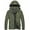 Army Green, variant on Keevoom Mens Hooded Waterproof Rain Jacket Lightweight Outdoor Windproof Raincoat Jacket
