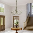 thumbnail image 4 of 42680-01 Livex Lighting Estate - 12 Light Large 2-Tier Chandelier-29 Inches Tall and 36 Inches Wide-Antique Brass Finish, 4 of 15