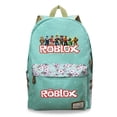 thumbnail image 1 of Roblox-mochila con estampado de dibujos animados circundantes para niños, mochila Floral para Campus, mochila escolar con cremallera de gran capacidad, 4, 1 of 3