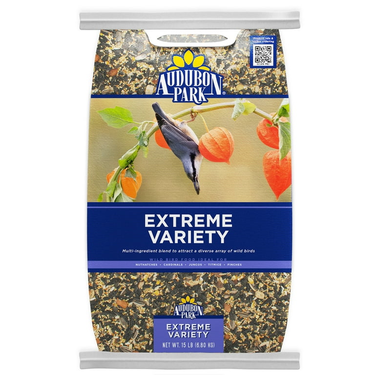 Audubon Park Extreme Variety Wild Bird Food, Dry, 15 lbs., 1 Count