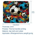 thumbnail image 5 of Football Gaming Mouse Pad Desk Mat, Square 8.3x9.8 Inch Non-Slip Rubber Bottom Printed Design for Office and Gaming, 5 of 6