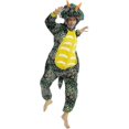 thumbnail image 1 of Triceratops Animal Onesie Halloween Pyjamas Animal Cosplay Costume For Adult, 1 of 5
