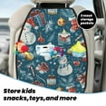 thumbnail image 5 of Naloa Christmas Snowman Gift 2Pcs Anti-Kick Back Seat Cover Kick Mat, Car Seat Protector with 3 Storage Pockets, 5 of 8