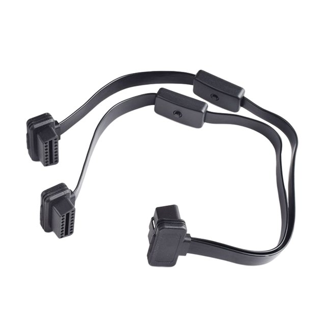 Riwesomey Universal Car 16pin OBDII Cable adaptador Interruptores individuales Diagnóstico del vehículo Divisor Cable Convertidor Herramienta de Vehículos, repuestos y accesorios Mis Riwesomey VI021701-00B
