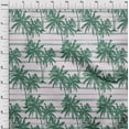 thumbnail image 4 of oneOone Cotton Poplin Twill Rose Pink Fabric Tropical Plam Tree With Stripes Quilting Supplies Print Sewing Fabric By The Yard 56 Inch Wide, 4 of 4