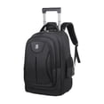 thumbnail image 1 of Mochila con ruedas Mochila informal Maleta de gran capacidad Mochila con ruedas Mochila para computadora portátil para adultos Niños Escuela Trabajo Negro, 1 of 8