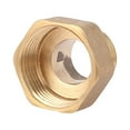 thumbnail image 2 of Conector reductor hexagonal de latón hembra G3/4 a macho G1/2, 2 of 2