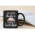 thumbnail image 3 of Get Promoted to Great Aunt Coffee Mugs Mug, Funny Pregnancy Announcement Gifts for Aunt New Great Aunt, Great Aunt to Be Gifts Black Ceramic Mugs Cups 11 Ounce, 3 of 4