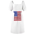 thumbnail image 6 of 2024 American Flag Glitter Sticker Dress Clothing female bandage dress, 6 of 7