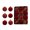 C, variant on Opvise 12 Pcs Velvet Christmas Balls 2.36inch Flocked Balls Christmas Tree Ornaments Plastic Balls Xmas Hanging Decoration for Indoor Holiday Decor
