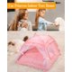 thumbnail image 5 of Carpa-cama para gato princesa SEIMMIE para gato/cachorro rosa, 5 of 7