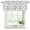 Black, variant on 2 Pack Valances for Window, Country Wildflowers Short Curtains for Kitchen Bedroom Living Room, Spring Botanical Floral Pink Rod Pocket Small Window Treatment Valance Drapes 54 x 18 Inch