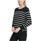 thumbnail image 1 of Suéter a rayas Calvin Klein Mujer Negro Extragrande Calvin Klein Pull-over, 1 of 1