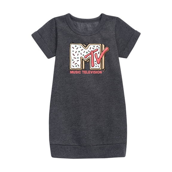 MTV - Sugar Cookie Logo - Toddler & Youth Girls Fleece Dress