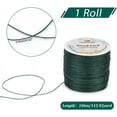 thumbnail image 2 of 115 Yards 0.5mm Waxed Cords Dark Green Waxed Polyester Thread Waxed Beading String Twine Wax Cord for DIY Bracelet Necklaces Waist Beads Jewelry Making Macrame Sewing Project, 2 of 9