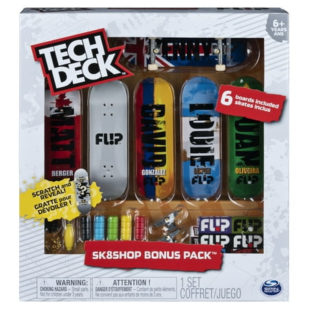 Tech Deck, Sk8shop Bonus Pack (Styles Vary) (Best Tech Deck Skatepark In The World)