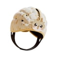 thumbnail image 4 of Helmet Hat Infant Infant Anti Colisión Portable Portable Ligera Protector para niños Niños Niños 6-24 meses Marrón claro, 4 of 9