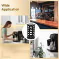 thumbnail image 2 of Coffee Pod Carousel Organizer, Compatible with Keurig K Cup 40 Pods, 360° Rotating Coffee Pod Holder, Plastic Capsule Rack with Non-Slip Foam Base, Easy Assembly, Quick Access, 2 of 6