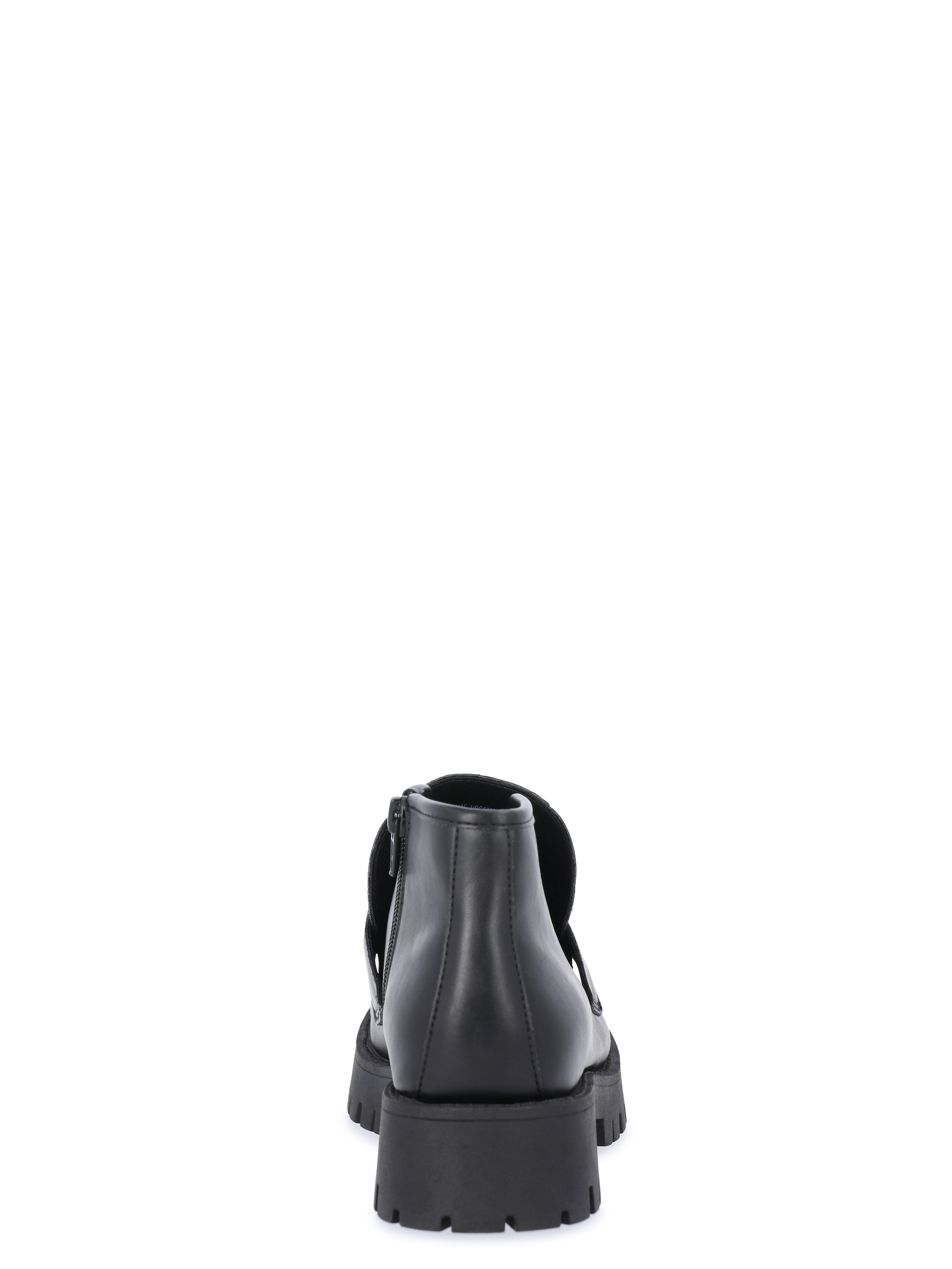 Madden NYC Women's Faux Suede Lug Sole Loafer Booties