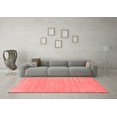 thumbnail image 3 of Ahgly Company Indoor Rectangle Solid Red Modern Area Rugs, 5' x 7', 3 of 4