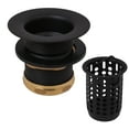 thumbnail image 2 of Westbrass Junior Bar and Laundry Sink Drain Assembly with Removable Strainer Basket, Matte Black, 2 of 5