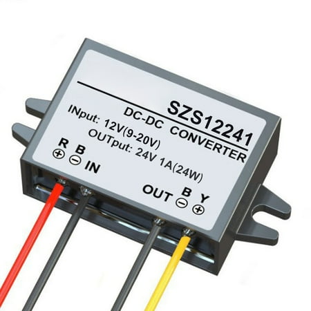 

Feiruifan Waterproof Shockproof High Stability DC-DC 12V to 24V Practical Car Power Converter Boost Module Power Supply Adapter