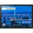 thumbnail image 4 of ArtToFrames 26.6x19 Inch - 68x48 CM Black Puzzle Frame for 1000 piece Puzzles.1.25 Inch Custom MDF Puzzle Frames, Black - Comes with Economy Acrylic, 4 of 7