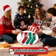 thumbnail image 4 of COOPLUS Womens Fuzzy Socks Christmas Socks for Women Winter Thick Thermal Socks Size 9-11 Crew Socks 4 Pairs, 4 of 8