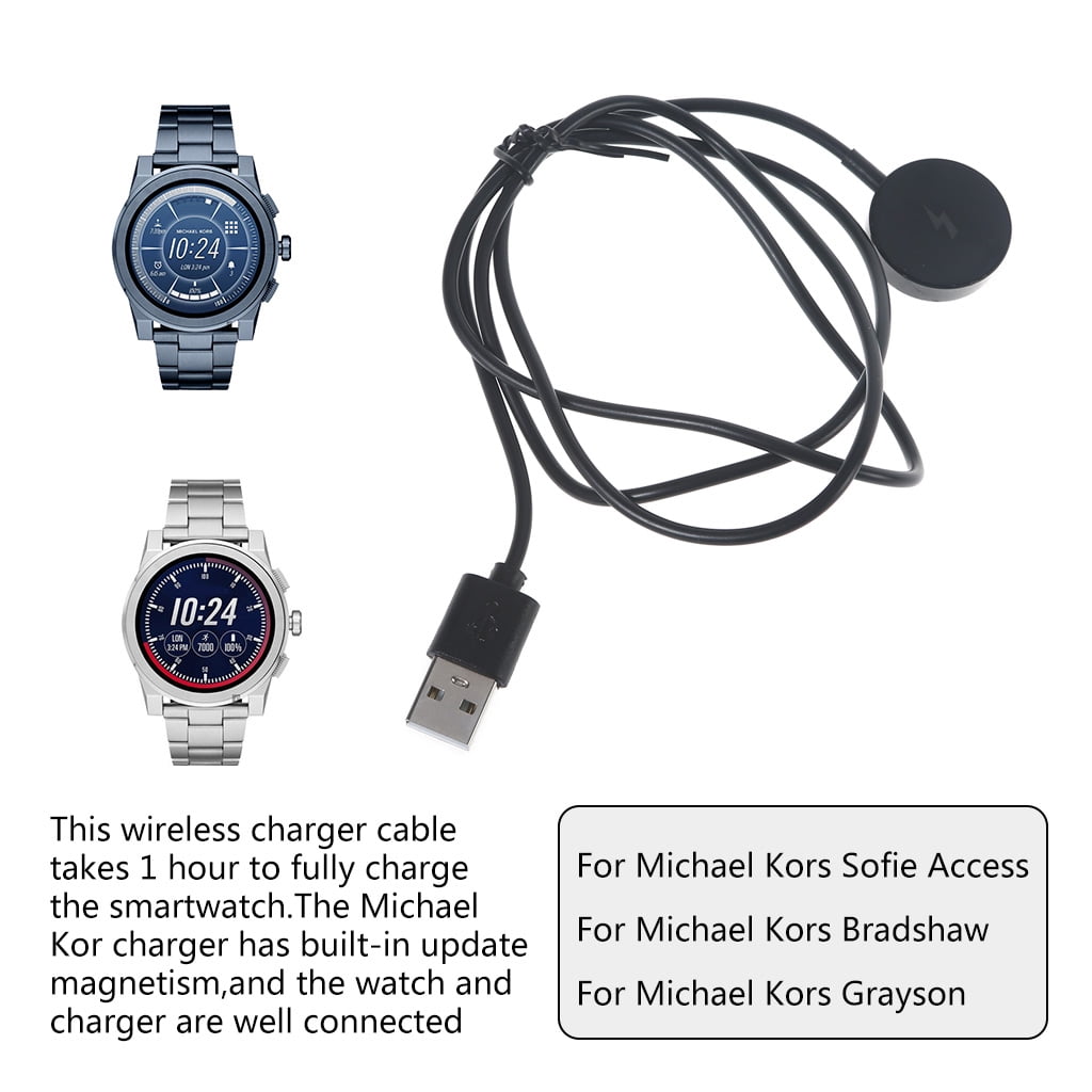 HGYCPP For Michael-Kors Access Watch Charger Smartwatch Overload Protect Charger Black
