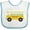 White and Blue, variant on Inktastic School Bus Boys or Girls Baby Bib